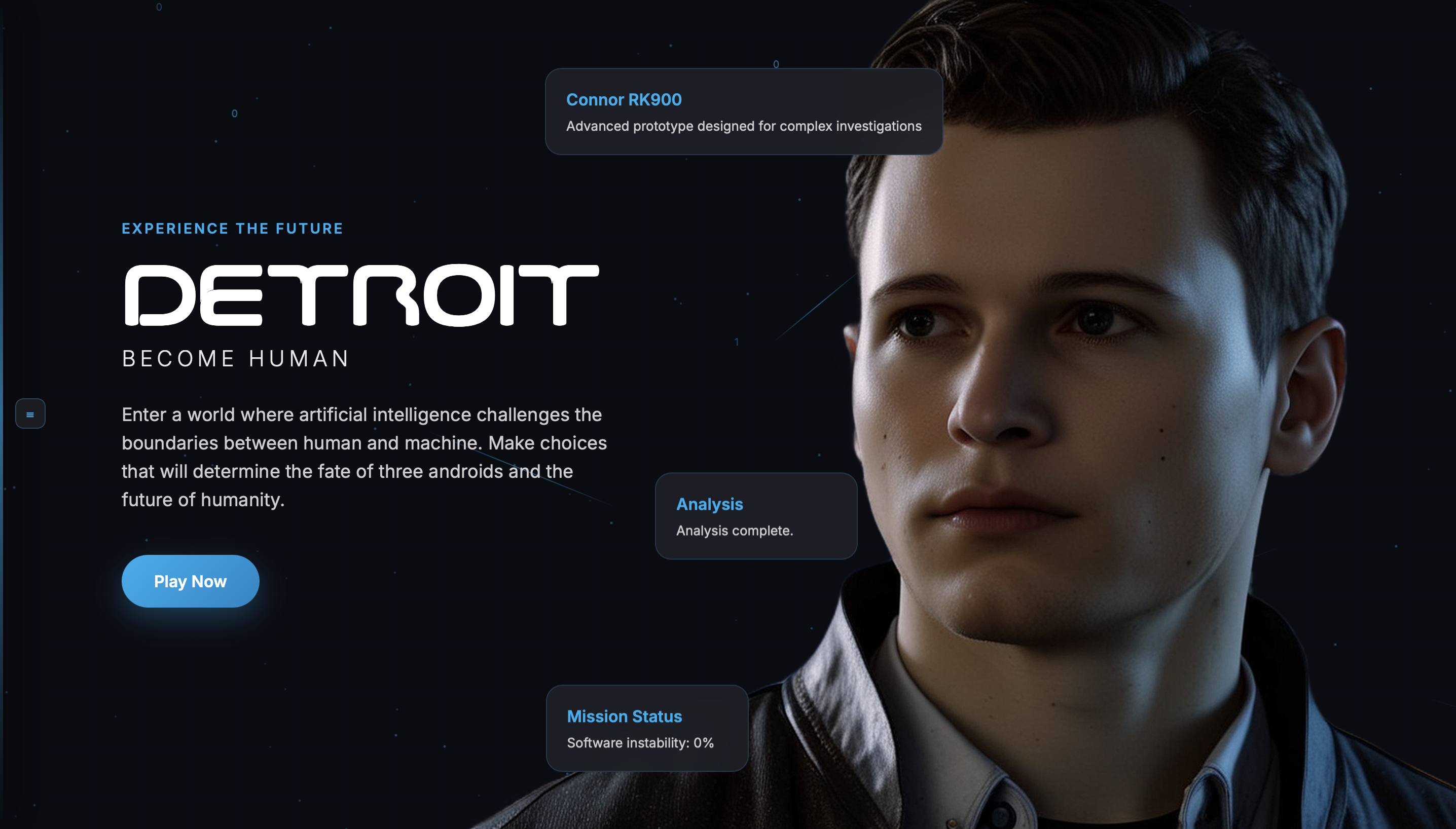 Detroit redesign - Hero section